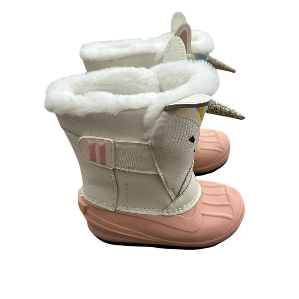 Toddler Frankie Winter Boots - Cat & Jack™ Cream 9T